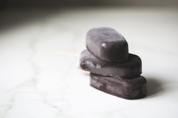 Stacked chocolate popsicles