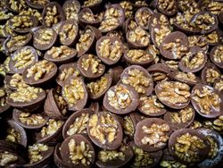 Milk chocolate walnuts