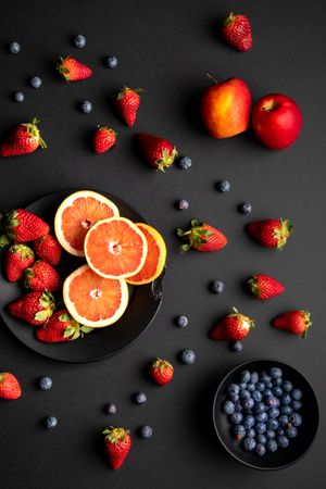 Assorted fruits for breakfast