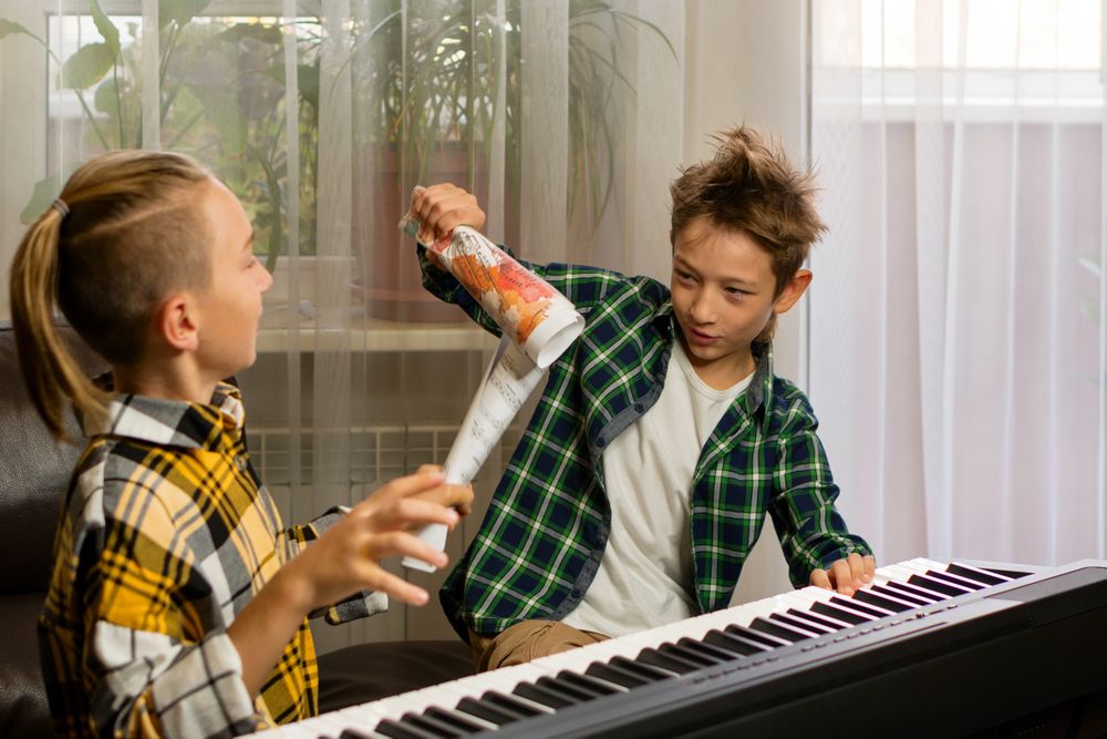 Playful Piano Lesson