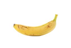 Banana cluster isolated on light background. Fresh fruit