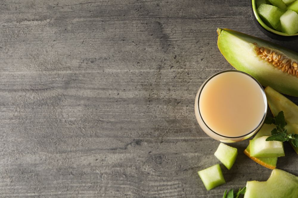 Juicy and tasty summer time fruit concept - melon