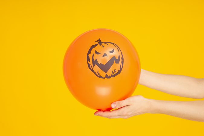 Concept of Halloween mood, Halloween vibes balloon