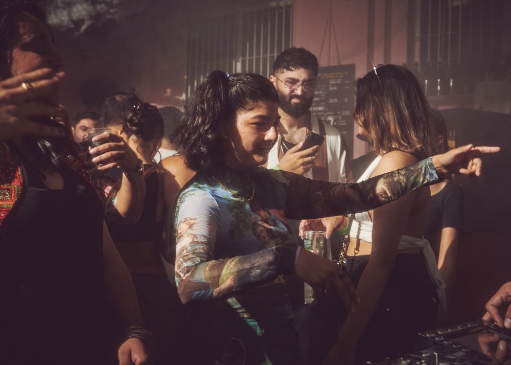London, England, United Kingdom - Nov 9, 2022: Woman on dance floor enjoying event