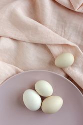 eggs on wooden table
