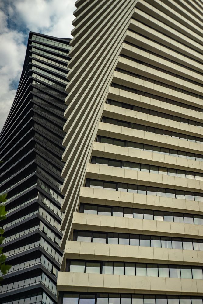 Modern architecture of Tbilisi city