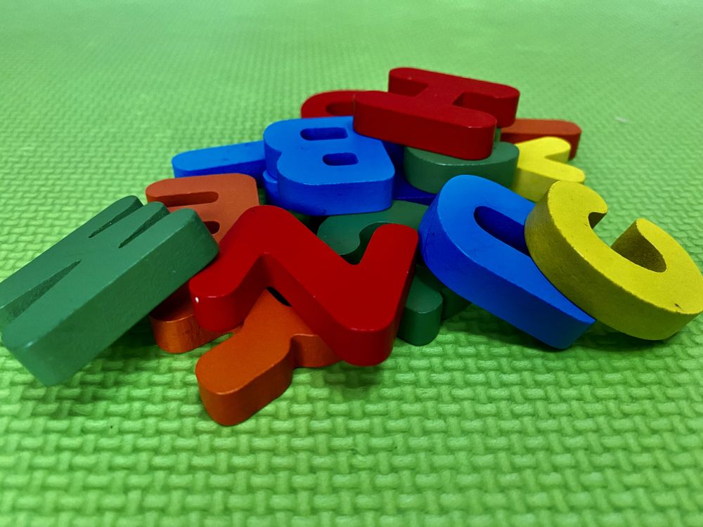 Toys kids letters