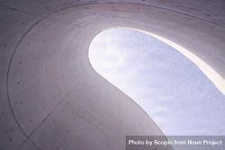 Light concrete spiral wall 4NJyr4