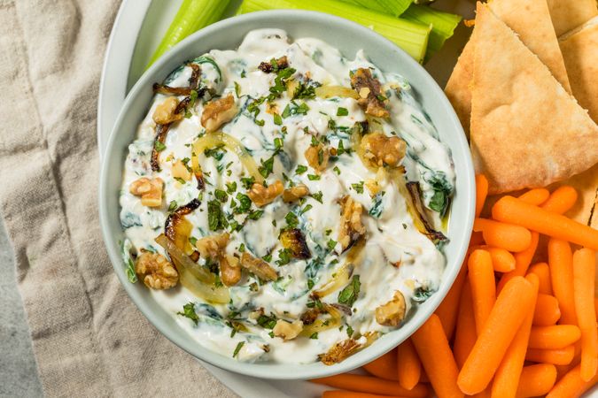 Homemade Persian Borani Dip