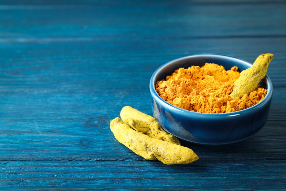 Fragrant seasoning - turmeric, one of the main ingredients in Indian curry