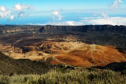 Volcano of Teide from above