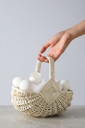 Concept of fresh and natural farm product - eggs