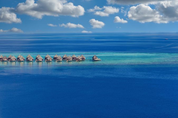 Luxury villas in the Indian Ocean