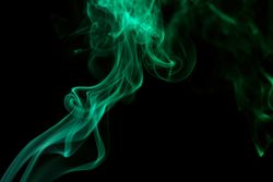 Smoke on dark background