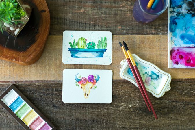 Watercolor painting