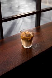 Delicious cold ice coffee