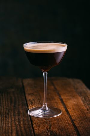 Espresso martini cocktail