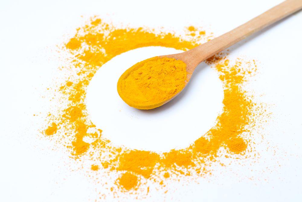 Fragrant seasoning - turmeric, one of the main ingredients in Indian curry