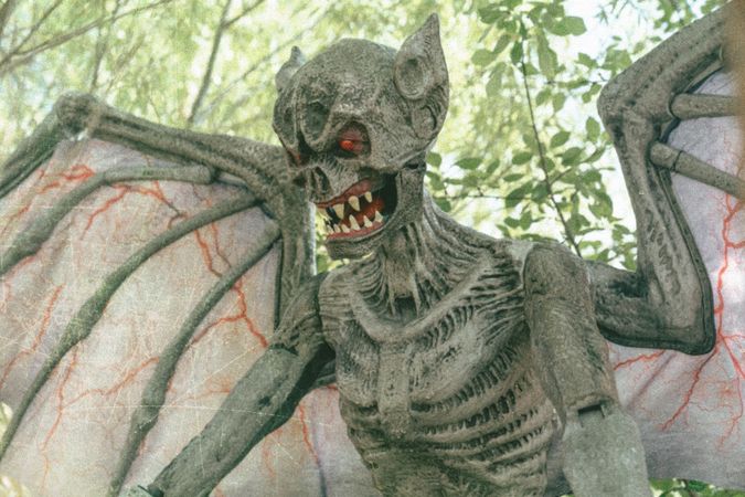 Spooky halloween decorations