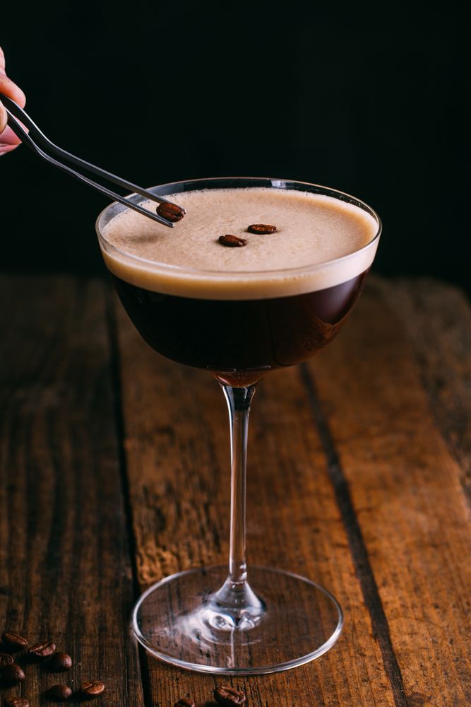 Espresso martini cocktail