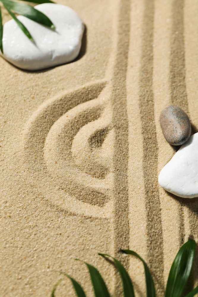 Composition for Zen, Relaxation, Harmony and Balance concept