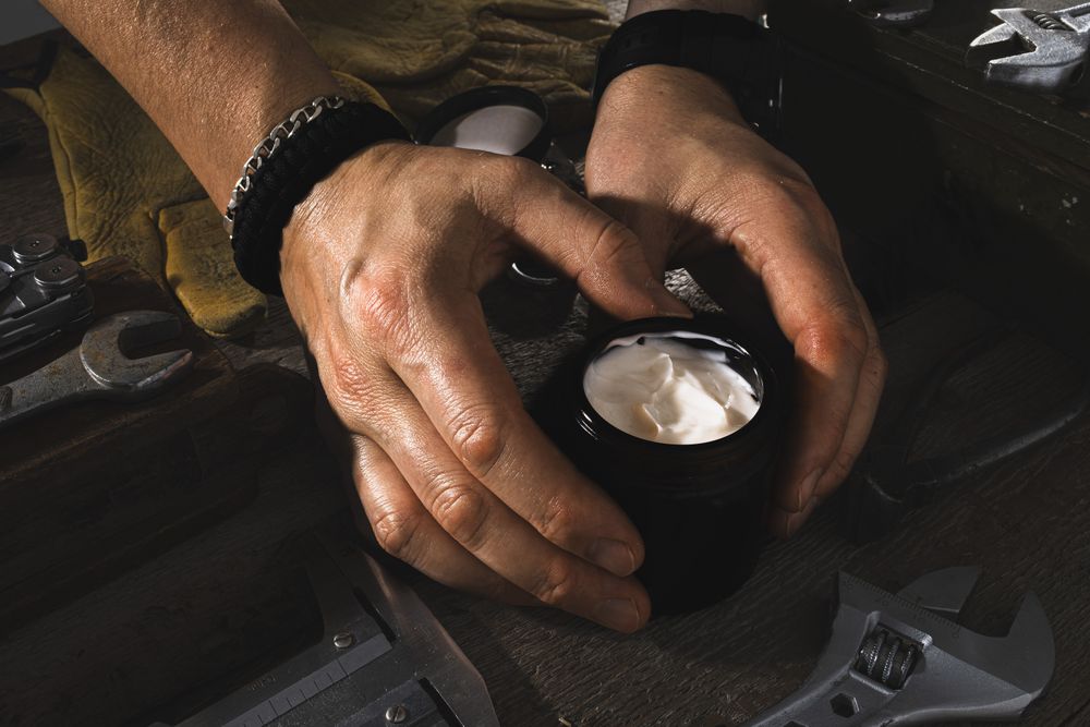 Men’s Hand Cream Jar