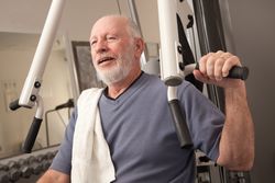 Mature Adult Man in the Gym