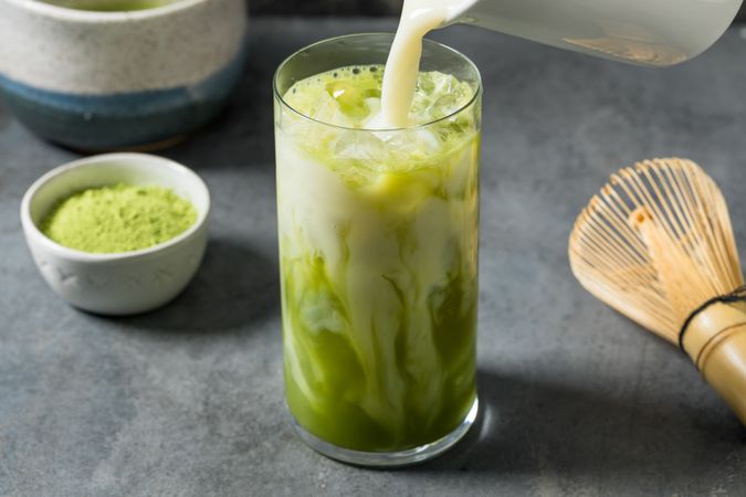 Cold Refreshing Iced Japanese Matcha Green Tea