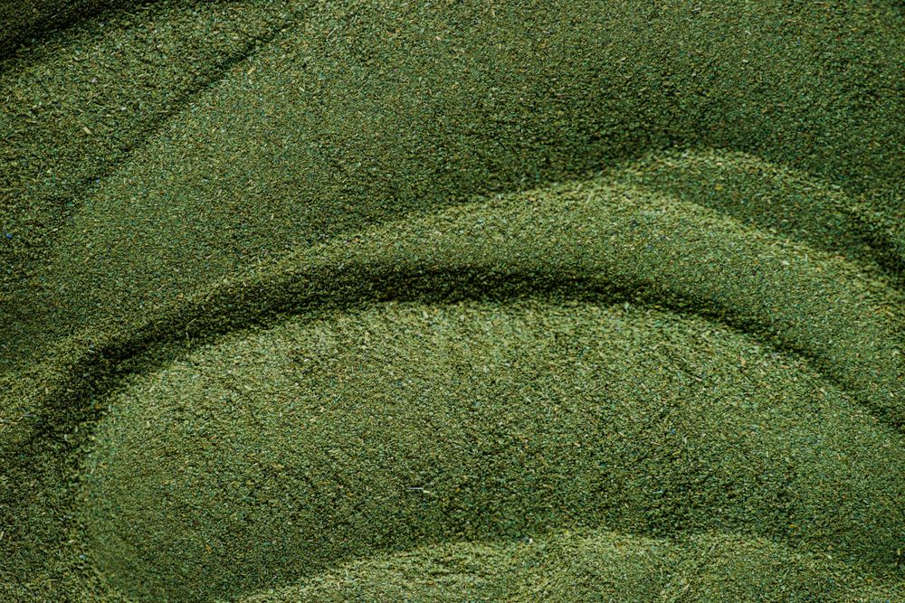 Textured tarragon powder spice