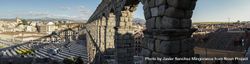 Panoramic view of Segovia and its Aqueduct bYqWNN