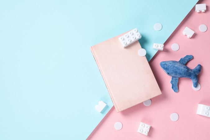 Book for baby, concept of literature for children and baby