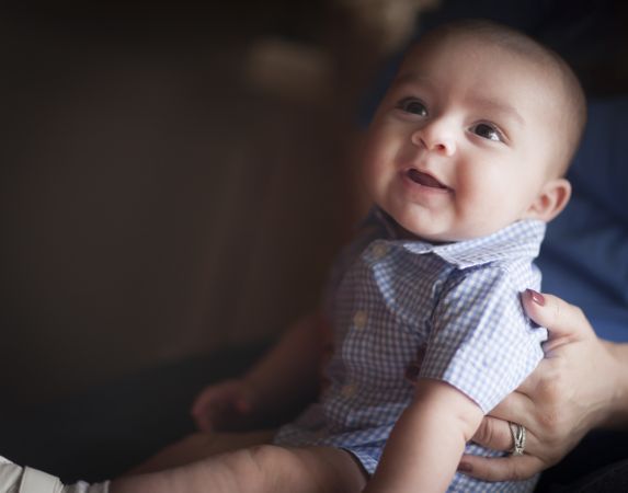 Cute Infant with Parents