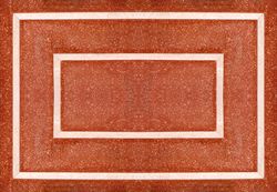 Rectangle detail on mosque facade