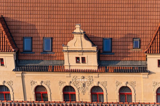 Decooration of the building in Old Prague