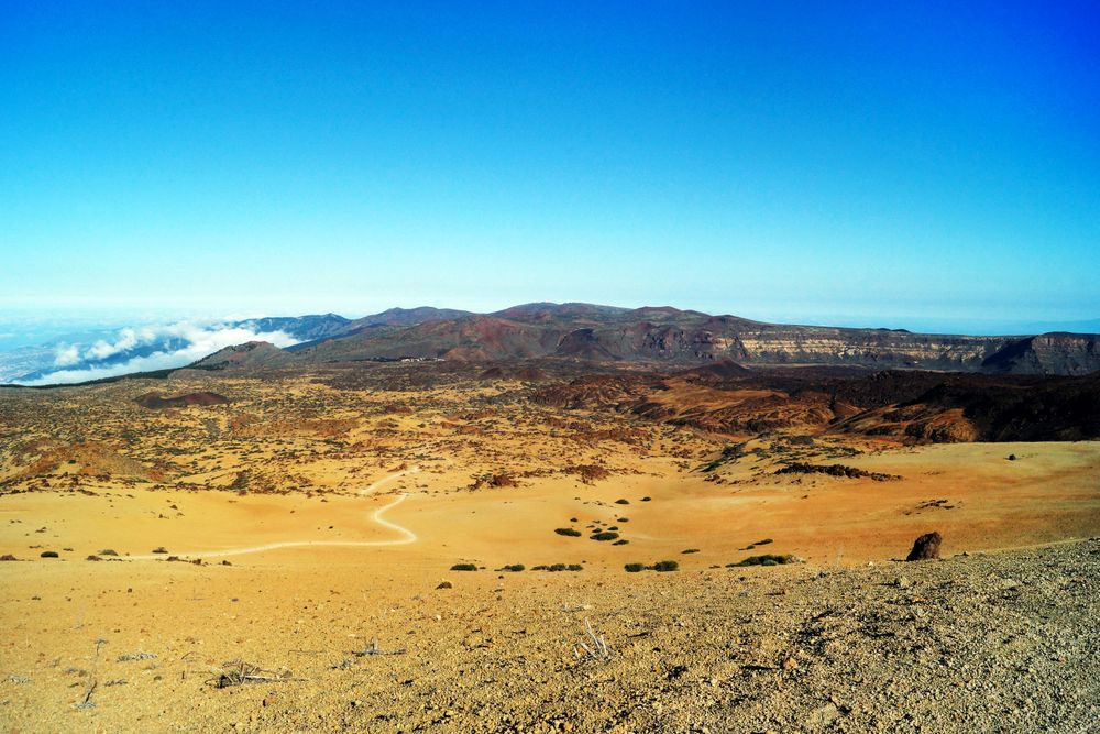 Volcano of Teide from above