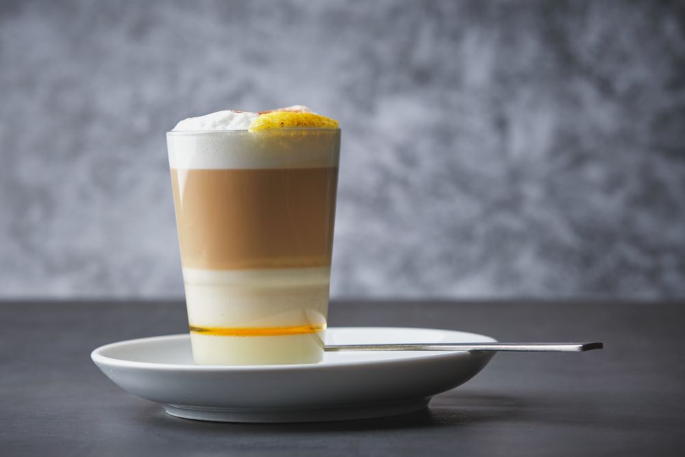 Barraquito a sweet coffee drink very popular in the Canary Islands.
