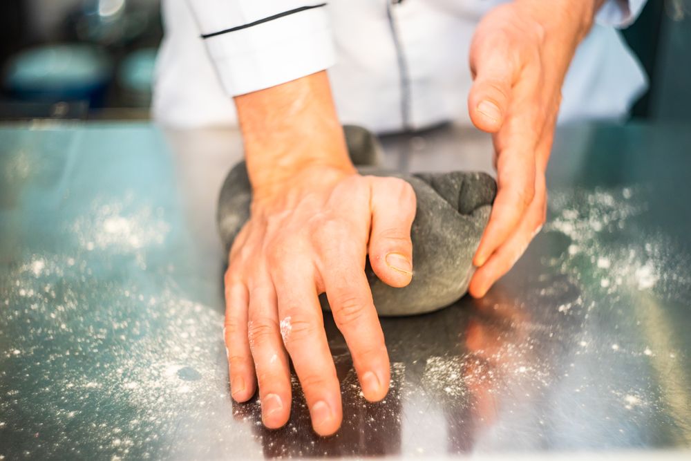 Pasta making process