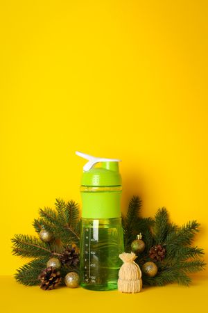 Concept of sport and Happy New Year, space for text