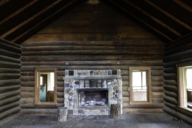 Inside the Main Lodge at the Joyce Estate in Bovey, Minnesota