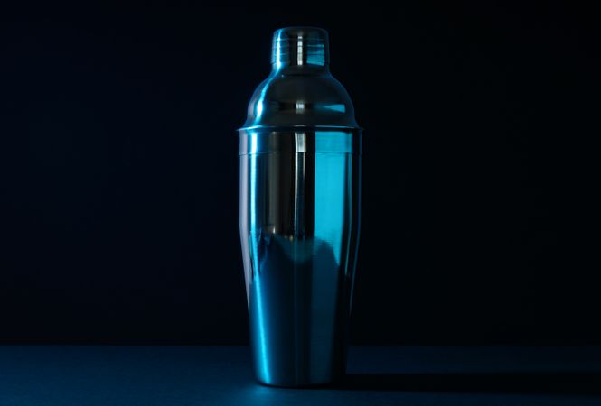 Concept of preparing alcohol drink or cocktail, shaker