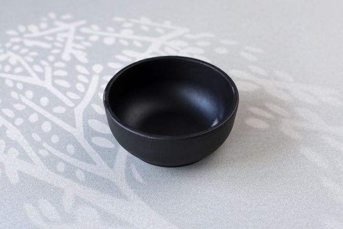 Korean Empty Stone Cast Iron Bowl