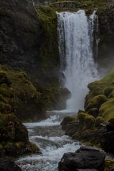 Dynjandi Lower Waterfall Iceland
