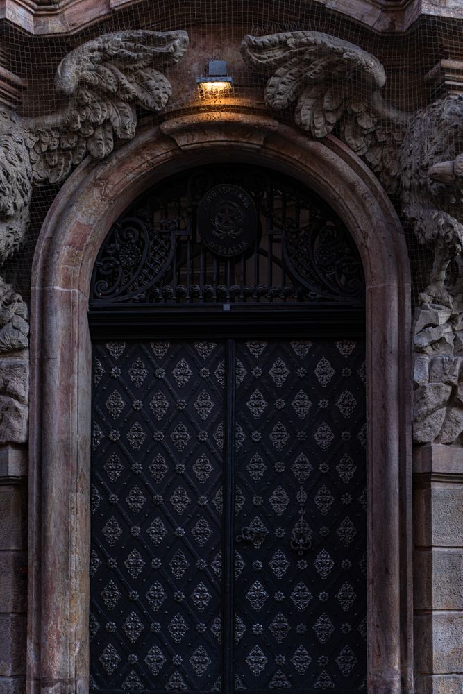Decoration of the building in Old Prague