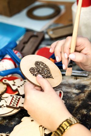 Woodworking workshop eco-friendly Christmas toys