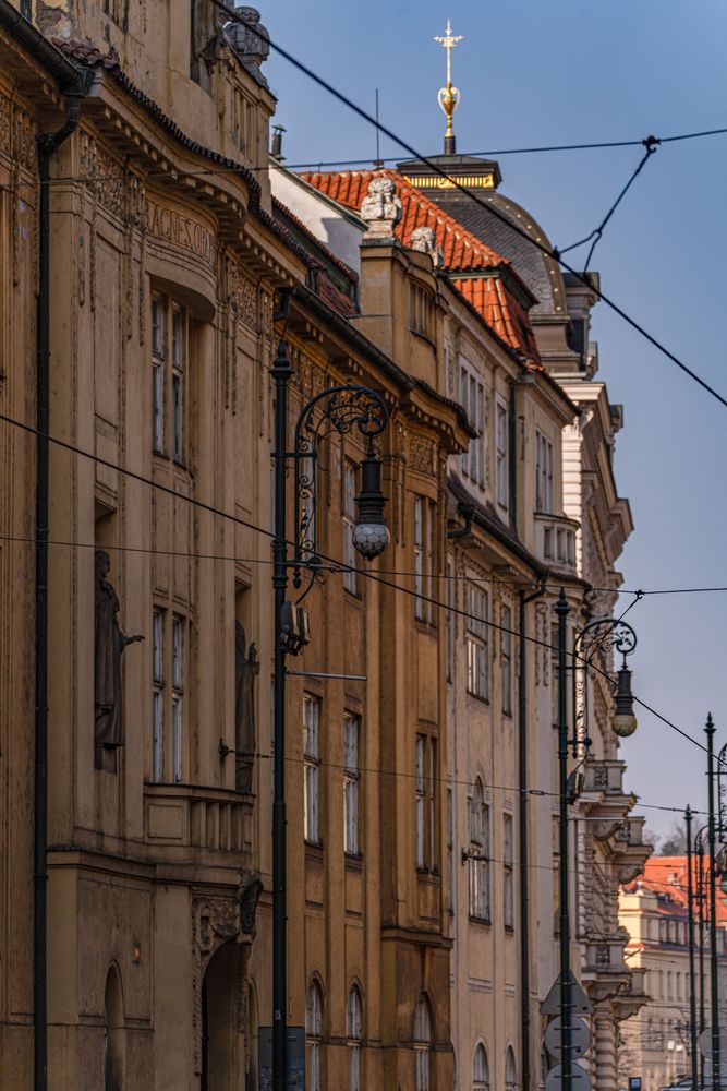 Decooration of the building in Old Prague