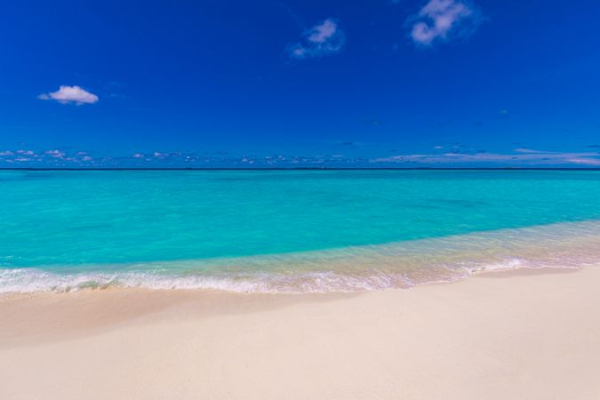 Clear blue water of the Indian Ocean