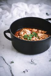 Cooked vegetables of vigil potaje stew