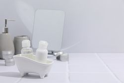 Concept of cosmetic and beauty care, space for text