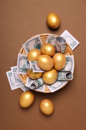 Golden eggs, pension savings, investments and retirement