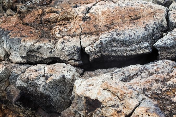 Rock with a hole in it